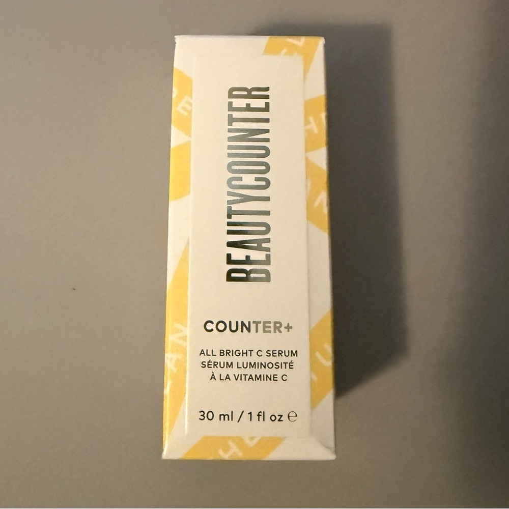 Beautycounter Counter+ All Bright C Serum - Yellow and White